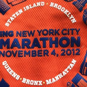 New York City Marathon running shirt, ING, 2012, Marathoner shirt